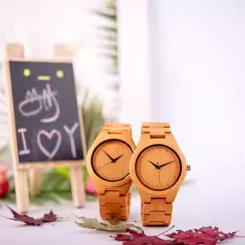 New bamboo and wood watch - a birthday and friendship commemorative gift.