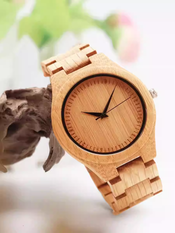 New bamboo and wood watch - a birthday and friendship commemorative gift.
